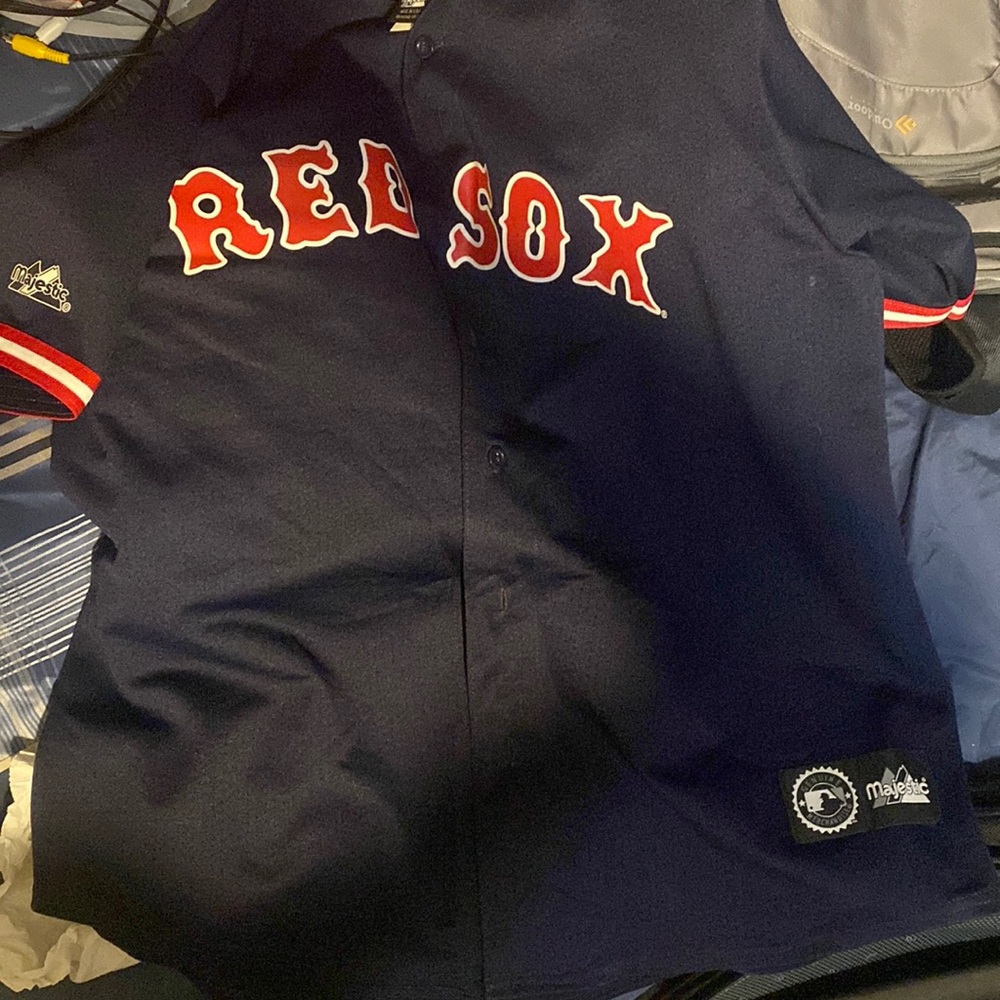 Brand new original Pedro Martinez Majestic jersey only worn two times.